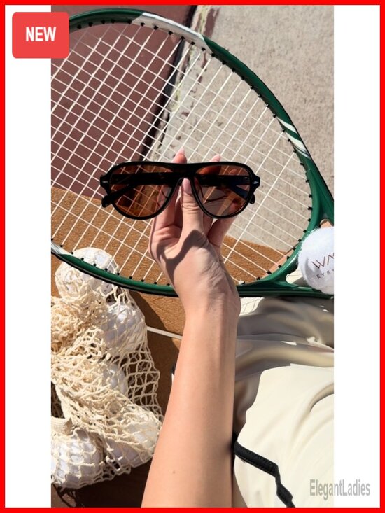 Polarized Aviator Sunglasses with Anti-Glare Lens for Tennis & Pickleball main image 6